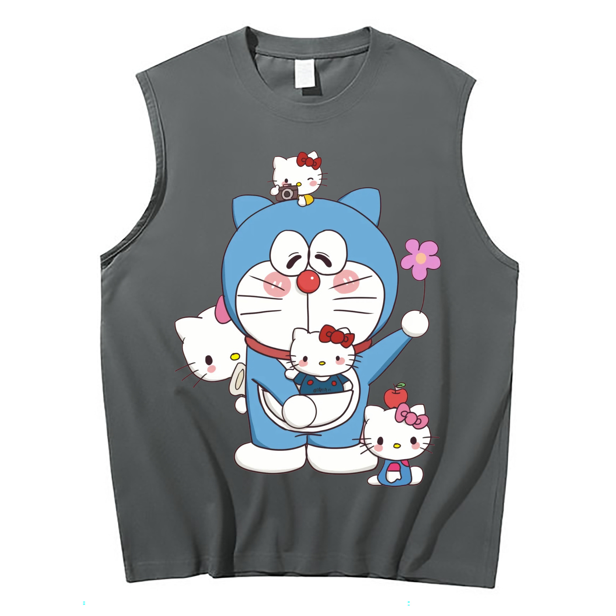 （画像用） ドラえもん Doraemon コットン100％タンクトップ（フロントプリント）